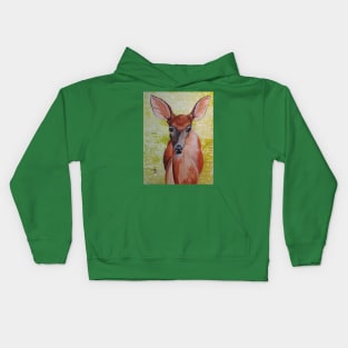 Deer in the Meadow Kids Hoodie